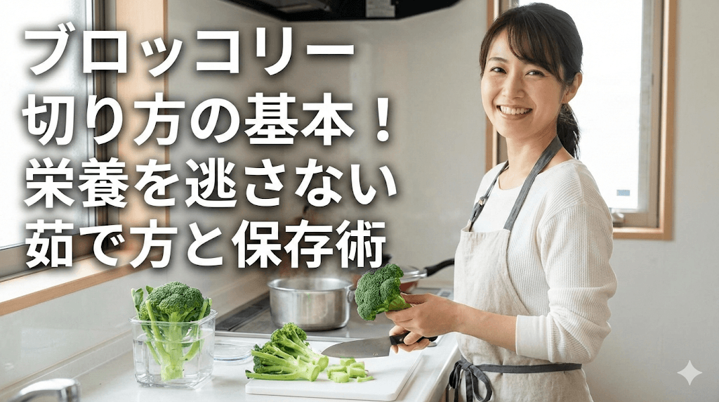 ブロッコリー 切り方の基本！栄養を逃さない茹で方と保存術